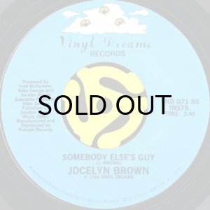 画像2: JOCELYN BROWN / SOMEBODY ELSE'S GUY (45's) (2)