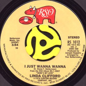 画像1: LINDA CLIFFORD / I JUST WANNA WANNA b/w HOLD ME CLOSE (45's) (1)