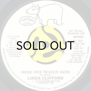 画像1: LINDA CLIFFORD / BRIDGE OVER TROUBLED WATER (45's) (WHITE PROMO) (1)
