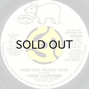 画像2: LINDA CLIFFORD / BRIDGE OVER TROUBLED WATER (45's) (WHITE PROMO) (2)
