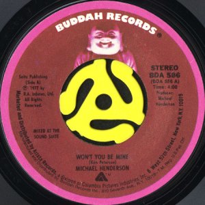 画像1: MICHAEL HENDERSON / WON'T YOU BE MINE b/w WHIP IT (45's) (1)
