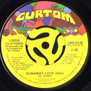 画像1: LINDA CLIFFORD / RUNAWAY LOVE (45's) (1)