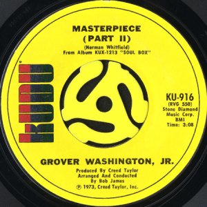 画像2: GROVER WASHINGTON, JR. / MASTERPIECE (45's) (2)