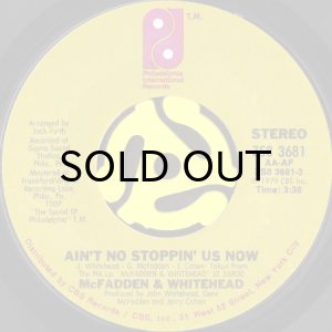 画像1: McFADDEN & WHITEHEAD / AIN'T NO STOPPIN' US NOW (45's) (1)
