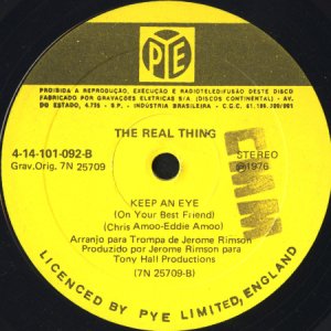 画像2: THE REAL THING / YOU TO ME ARE EVERYTHING (45's) (BRA) (2)