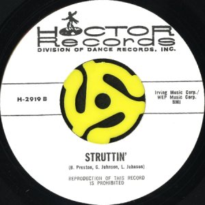 画像2: HOCTOR BAND / DANCING MACHINE b/w STRUTTIN (45's) (2)