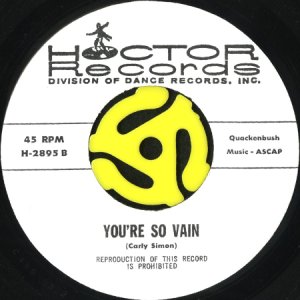 画像2: HOCTOR BAND / LOVE TRAIN b/w YOU'RE SO VAIN (45's) (2)