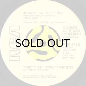 画像2: JOHNNY GRIFFITH, INC. / TOGETHER, TOGETHERNESS (45's) (PROMO) (2)