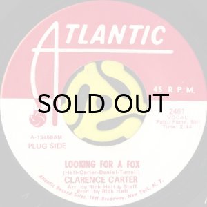 画像1: CLARENCE CARTER / LOOKING FOR A FOX (45's) (WHITE PROMO) (1)