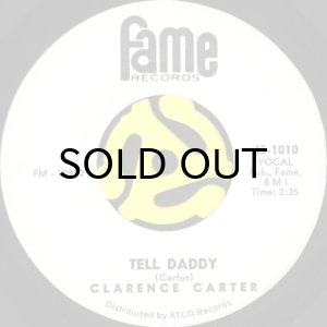 画像1: CLARENCE CARTER / TELL DADDY (45's) (WHITE PROMO) (1)