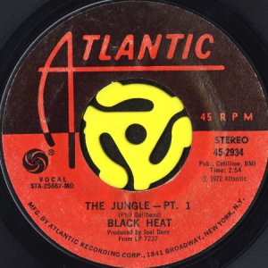 画像1: BLACK HEAT / THE JUNGLE (45's) (1)