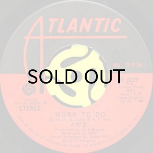 画像2: AWB (AVERAGE WHITE BAND) / PICK UP THE PIECES b/w WORK TO DO (45's) (2)