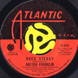 画像1: ARETHA FRANKLIN / ROCK STEADY (45's) (1)