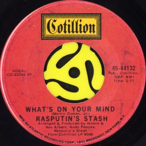 画像2: RASPUTIN'S STASH / YOUR LOVE IS CERTIFIED b/w WHAT'S ON YOUR MIND (45's) (2)