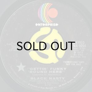 画像2: BLACK NASTY / GETTIN' FUNKY 'ROUND HERE (PROMO) (2)