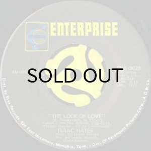 画像1: ISAAC HAYES / THE LOOK OF LOVE b/w IKE'S MOOD I (45's) (VINYL PRESS) (1)