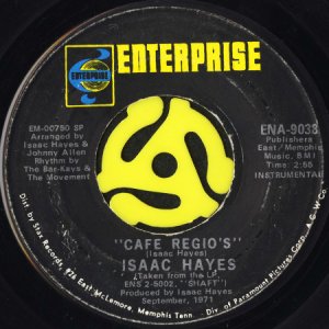 画像2: ISAAC HAYES / THEME FROM SHAFT (45's) (FIRST PRESS) (2)