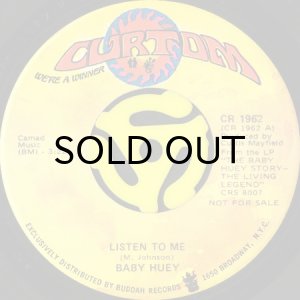 画像2: BABY HUEY / LISTEN TO ME (45's) (PROMO) (2)