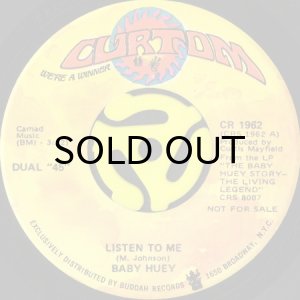 画像1: BABY HUEY / LISTEN TO ME (45's) (PROMO) (1)