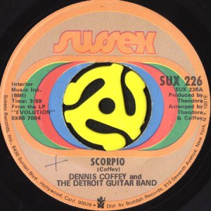 画像1: DENNIS COFFEY & THE DETROIT GUITAR BAND / SCORPIO (45's) (1)