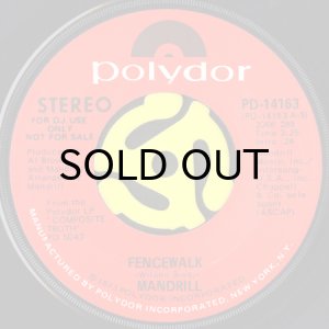 画像2: MANDRILL / FENCEWALK (45's) (PROMO) (2)
