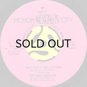 画像2: THE END RESULTS / REMINISCING b/w THE ONLY SOLUTION (45's) (2)