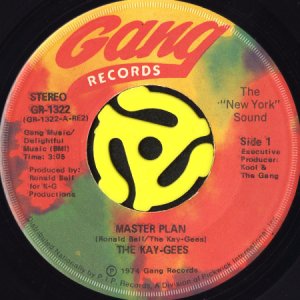 画像1: THE KAY-GEES / MASTERPLAN b/w WHO'S THE MAN? (WITH THE MASTER PLAN) (45's) (1)