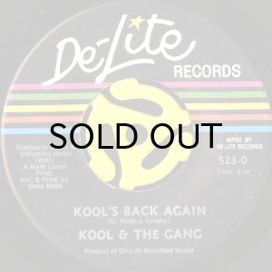 画像1: KOOL & THE GANG / KOOLS BACK AGAIN b/w THE GANGS BACK AGAIN (45's) (1)