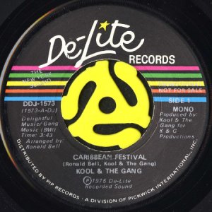 画像1: KOOL & THE GANG / CARIBBEAN FESTIVAL (45's) (PROMO) (1)