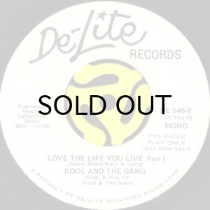 画像1: KOOL AND THE GANG / LOVE THE LIFE YOU LIVE (45's) (RADIO STATION PROMO) (1)