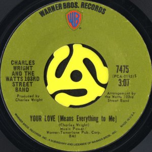 画像2: CHARLES WRIGHT AND THE WATTS 103RD STREET BAND / WHAT CAN YOU BRING ME (45's) (2)