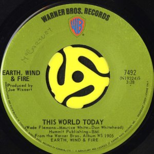 画像2: EARTH, WIND & FIRE / LOVE IS LIFE b/w THIS WORLD TODAY (45's) (CAN) (2)