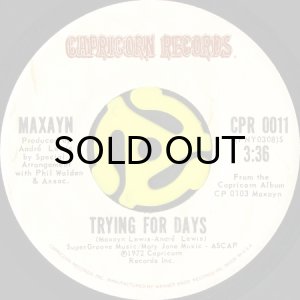 画像1: MAXAYN / TRYING FOR DAYS (45's) (1)