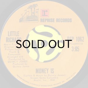 画像1: LITTLE RICHARD / QUINCY JONES / MONEY IS b/w MONEY RUNNER (45's) (1)