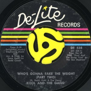画像2: KOOL AND THE GANG / WHO'S GONNA TAKE THE WEIGHT (45's) (2)