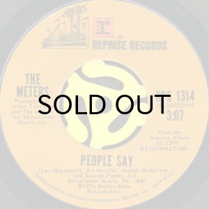 画像1: THE METERS / PEOPLE SAY (45's) (1)