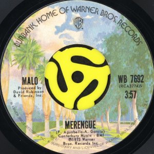 画像2: MALO / I DON'T KNOW b/w MERENGUE (45's) (2)