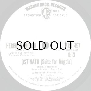 画像3: HERBIE HANCOCK / OSTINATO (SUITE FOR ANGELA) (45's) (WHITE PROMO) (PICTURE SLEEVE) (3)
