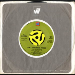画像3: J.J. JACKSON / BUT IT'S ALRIGHT b/w AIN'T TOO PROUD TO BEG (45's) (3)