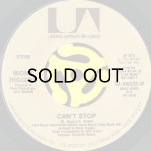 画像1: MONK HIGGINS / CAN'T STOP b/w WALKING IN MY SLEEP (45's) (1)