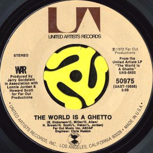 画像1: WAR / THE WORLD IS A GHETTO (45's) (1)