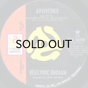 画像1: ELECTRIC INDIAN / APOTCHEE b/w CHICAG-O-HAWK (45's) (1)