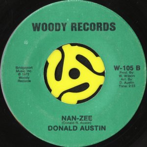 画像2: DONALD AUSTIN / CRAZY LEGS b/w NANZEE (45's) (WOODY) (2)