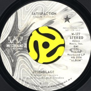 画像1: ASSEMBLAGE / SATISFACTION (45's) (WHITE PROMO) (1)
