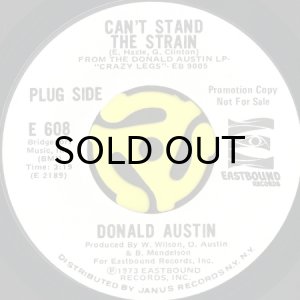 画像1: DONALD AUSTIN / I CAN'T STAND THE STRAIN b/w SEX PLOT (45's) (WHITE PROMO) (1)