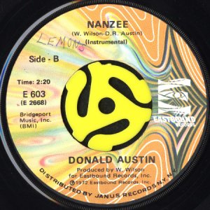 画像2: DONALD AUSTIN / CRAZY LEGS b/w NANZEE (45's) (2)