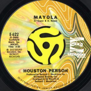 画像2: HOUSTON PERSON / I LIKE TO LIVE THE LOVE b/w MAYOLA (45's) (2)