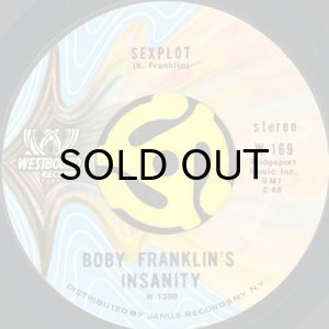 画像2: BOBY FRANKLIN'S INSANITY / DON'T LOSE WHAT YOU GOT (TRYING TO GET BACK WHAT YOU HAD) b/w SEXPLOT (45's) (2)