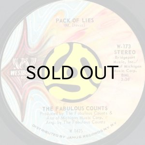 画像2: THE FABULOUS COUNTS / RHYTHM CHANGES b/w PACK OF LIES (45's) (2)