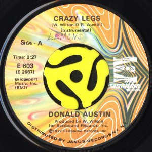 画像1: DONALD AUSTIN / CRAZY LEGS b/w NANZEE (45's) (1)